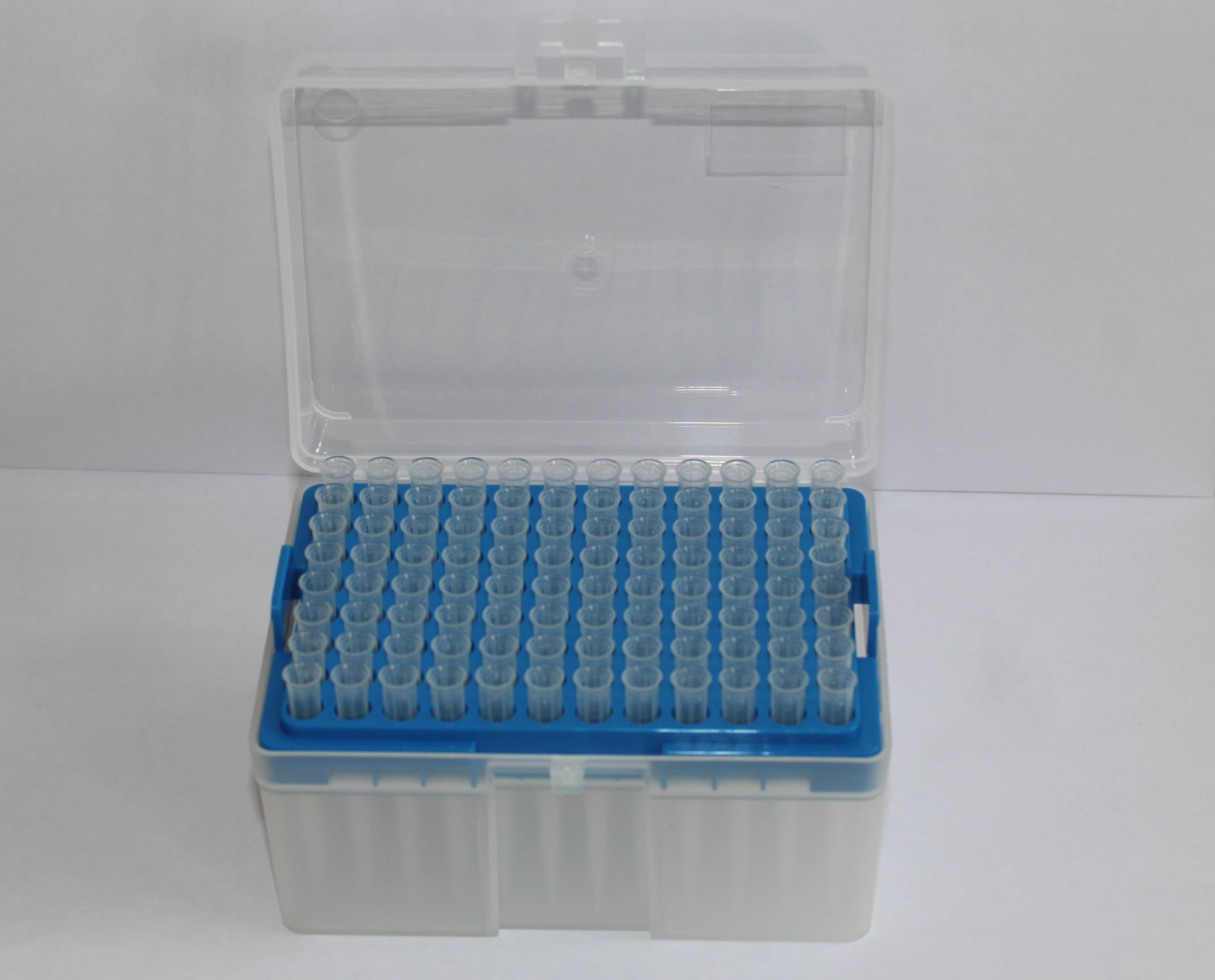 Micropipette tips 2-100 ul with 96 tips/Rack of 100 µl Filter tips, DNase, RNase Free, Sterile, Clear, Universal Fit Tips (Pack of 1)