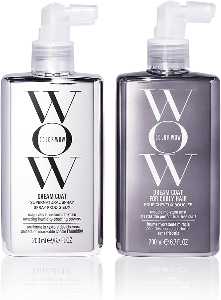 Dream Duo for Curly Hair- Switch up your style from curly to straight and back again. Featuring DREAM COAT and DREAM COAT CURLY with advanced frizz control + heat protectants for glossy hair