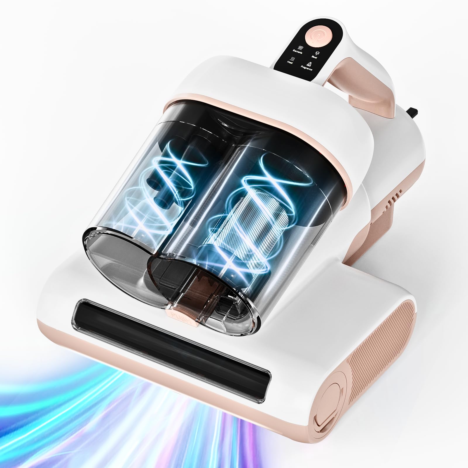 Powerful Tltvq Mattress Vacuum Cleaner with UV Light and 15Kpa Suction - Deep Cleaning for Fabric Surfaces