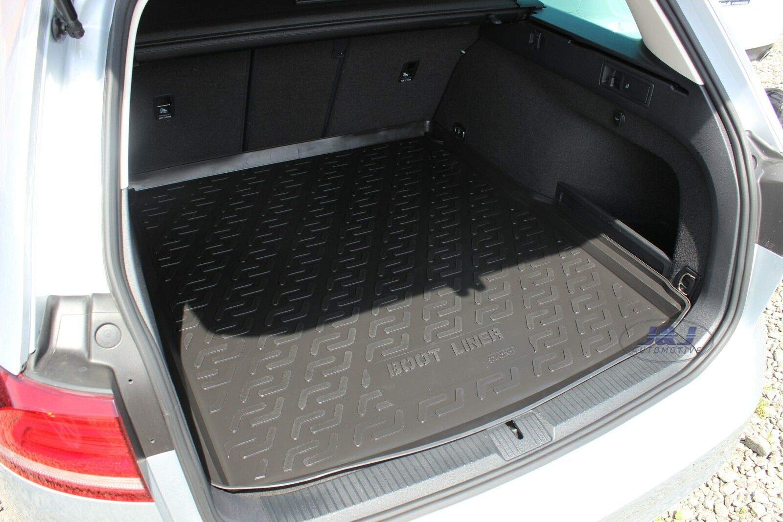 J&J AUTOMOTIVE Vasca Bagagliaio su Misura per Volkswagen Passat B8 Wagon 2014-2023, Proteggi Baule con Bordo Alto 4 cm, Antiscivolo, Inodore, Arrotolabile
