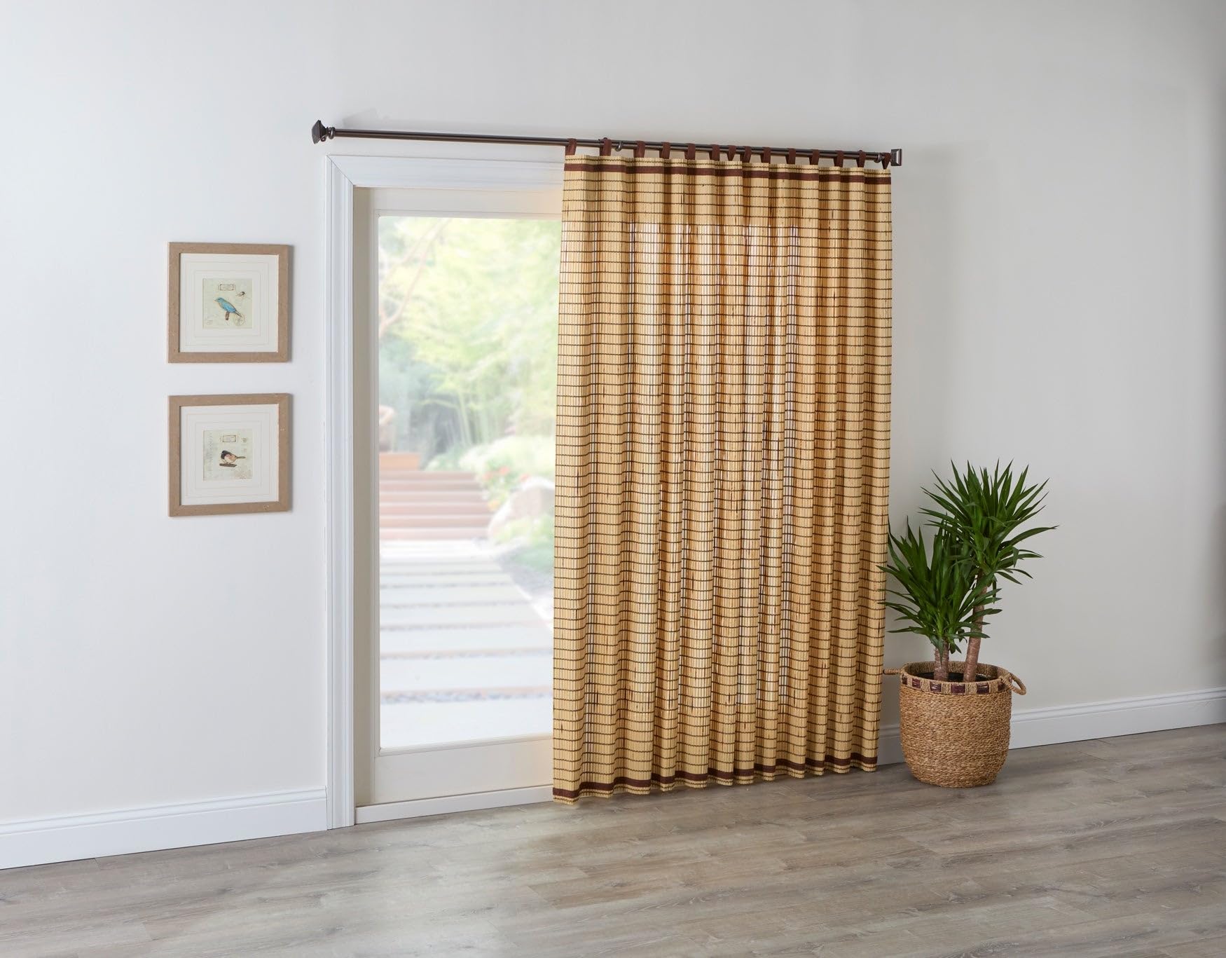 Amazon.com: BrylaneHome Tab-Top Panel Window Curtain - 42