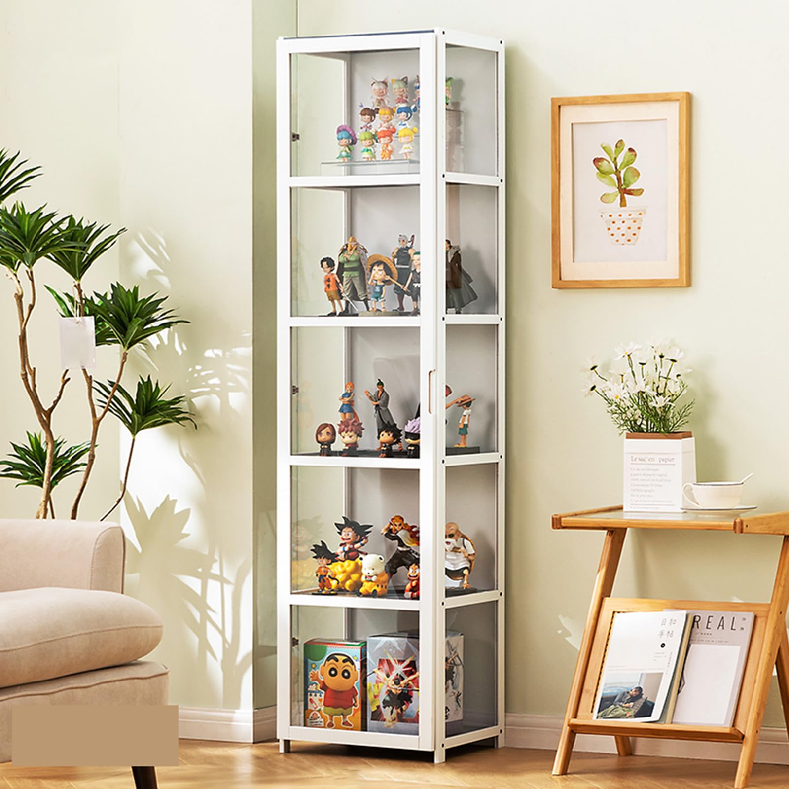 Vitrine Figurine JSDMBD , 3/4 Niveaux De Rangement Pour Vitrine Pour