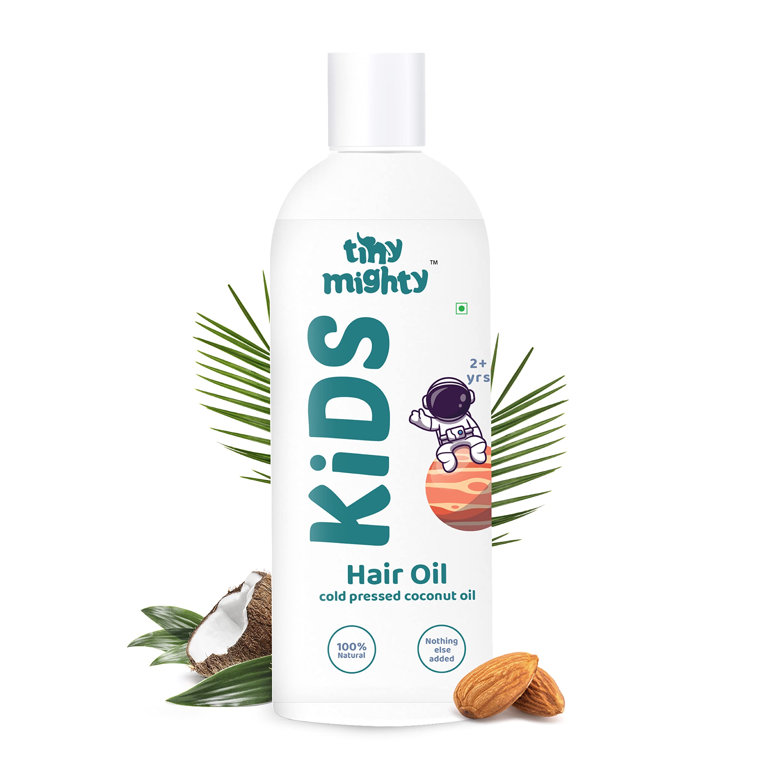 tiny mightyKids Hair Oil, 100% Cold Pressed, Rejuvanate Scalp, Promote Strong Hair Growth