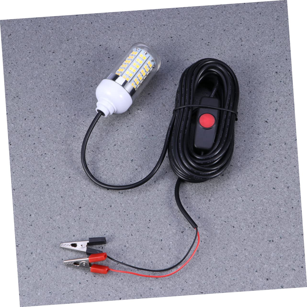 BESPORTBLE 2pezzi Lampada da Pesca Subacquea LED LEDs per Esche Attira Pesci e Gamberi per Barche e Kayak