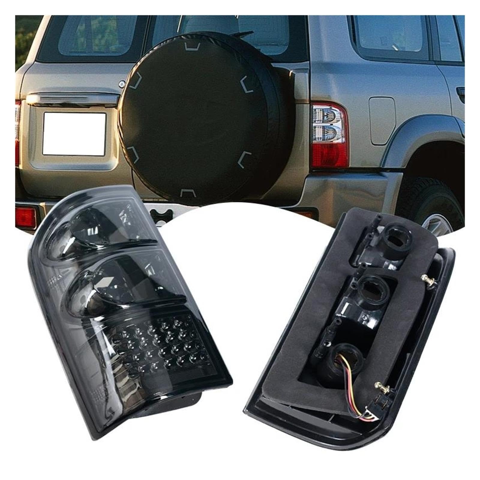 Genérico Conjunto Piloto Trasero Para Nissan Para Patrol Y61 1997-2004