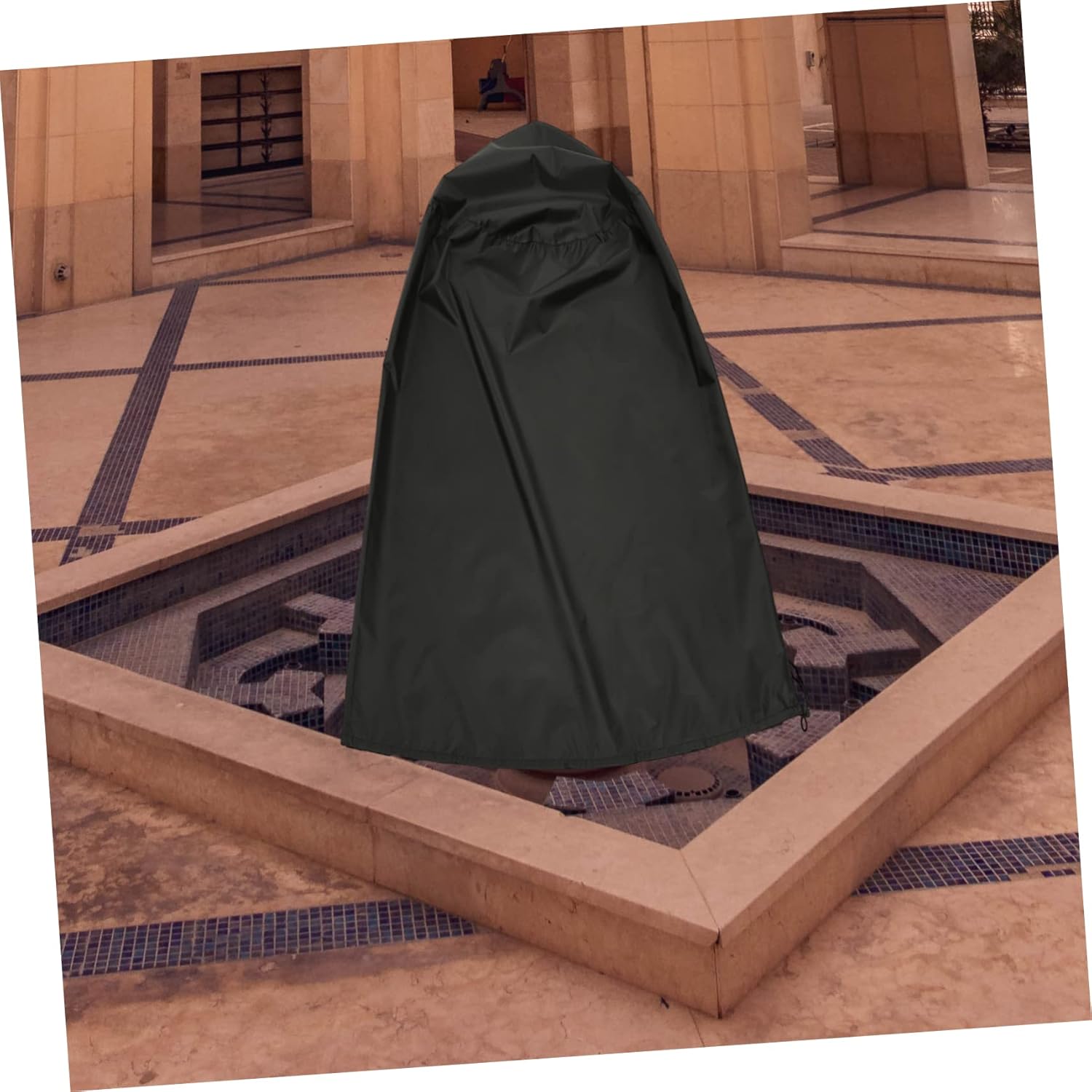Outdoor Fountain Cover Durable Oxford Protective Shield Easy to Clean Dustproof for Winter Use