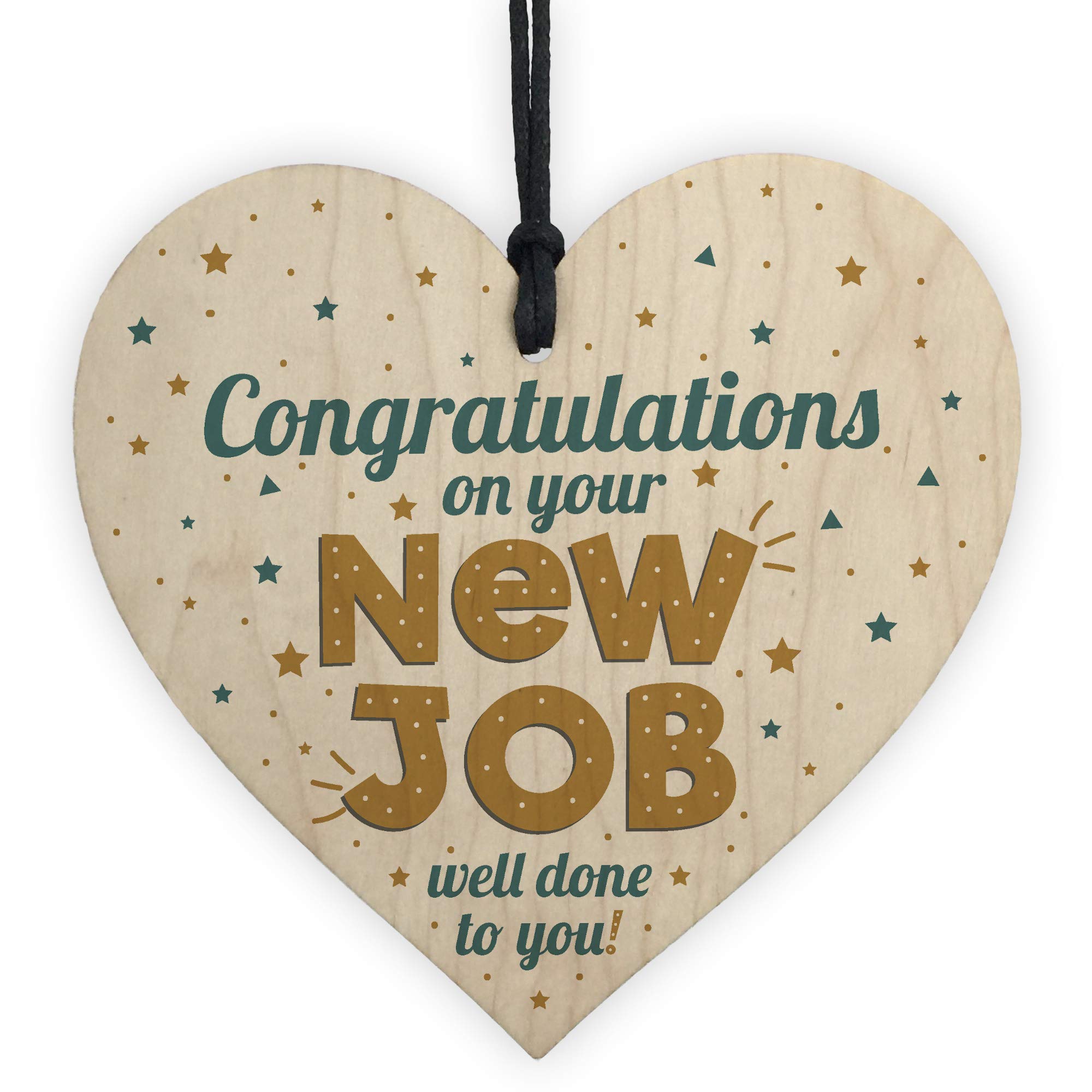 Red Ocean Congratulations New Job Leaving Gift Boss Friend Colleagues Good Luck Signs