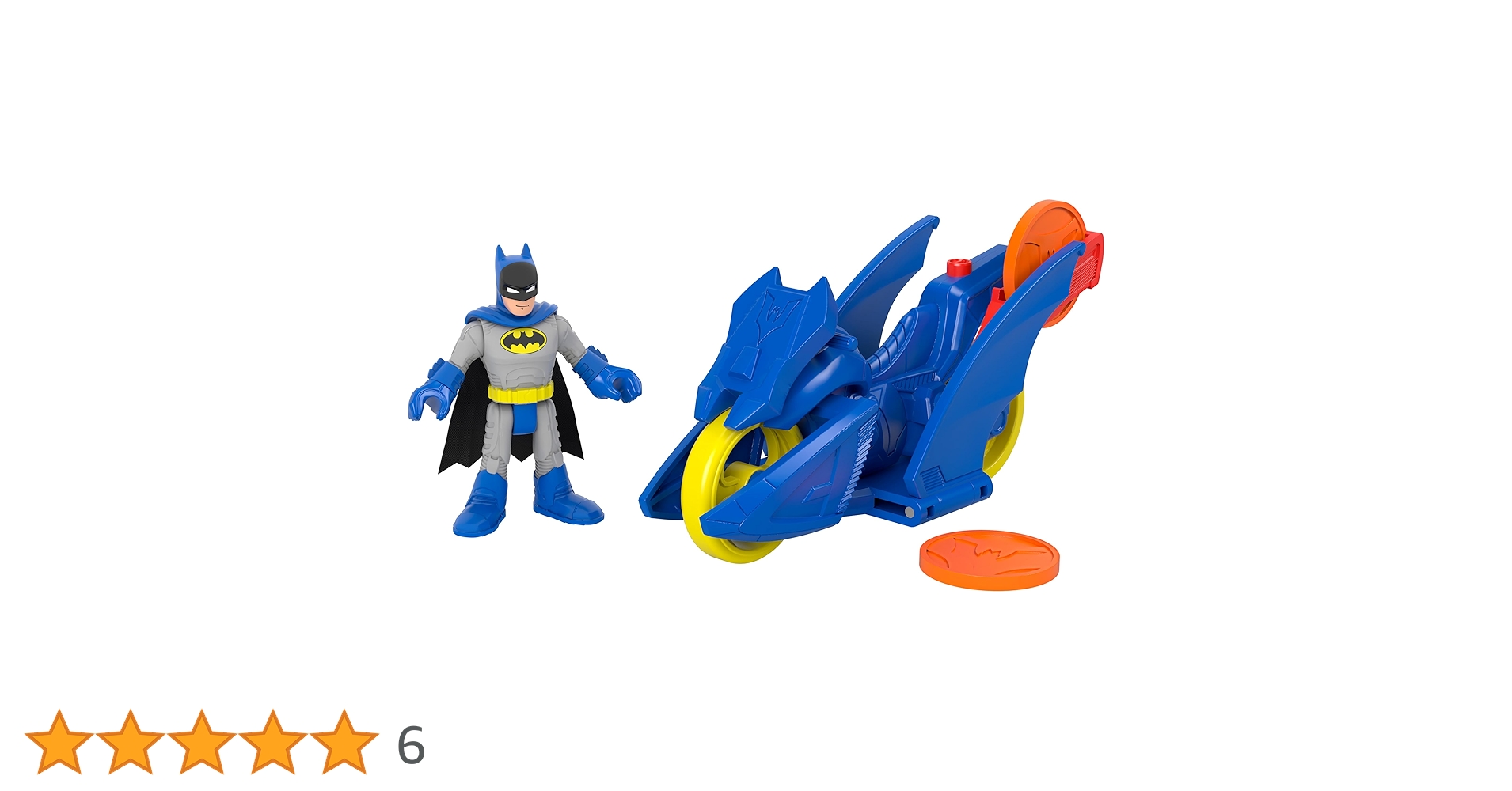 フィッシャープライス　バットマン Fisher-Price Batman XL Figure with Movable Parts and Fabric Cape