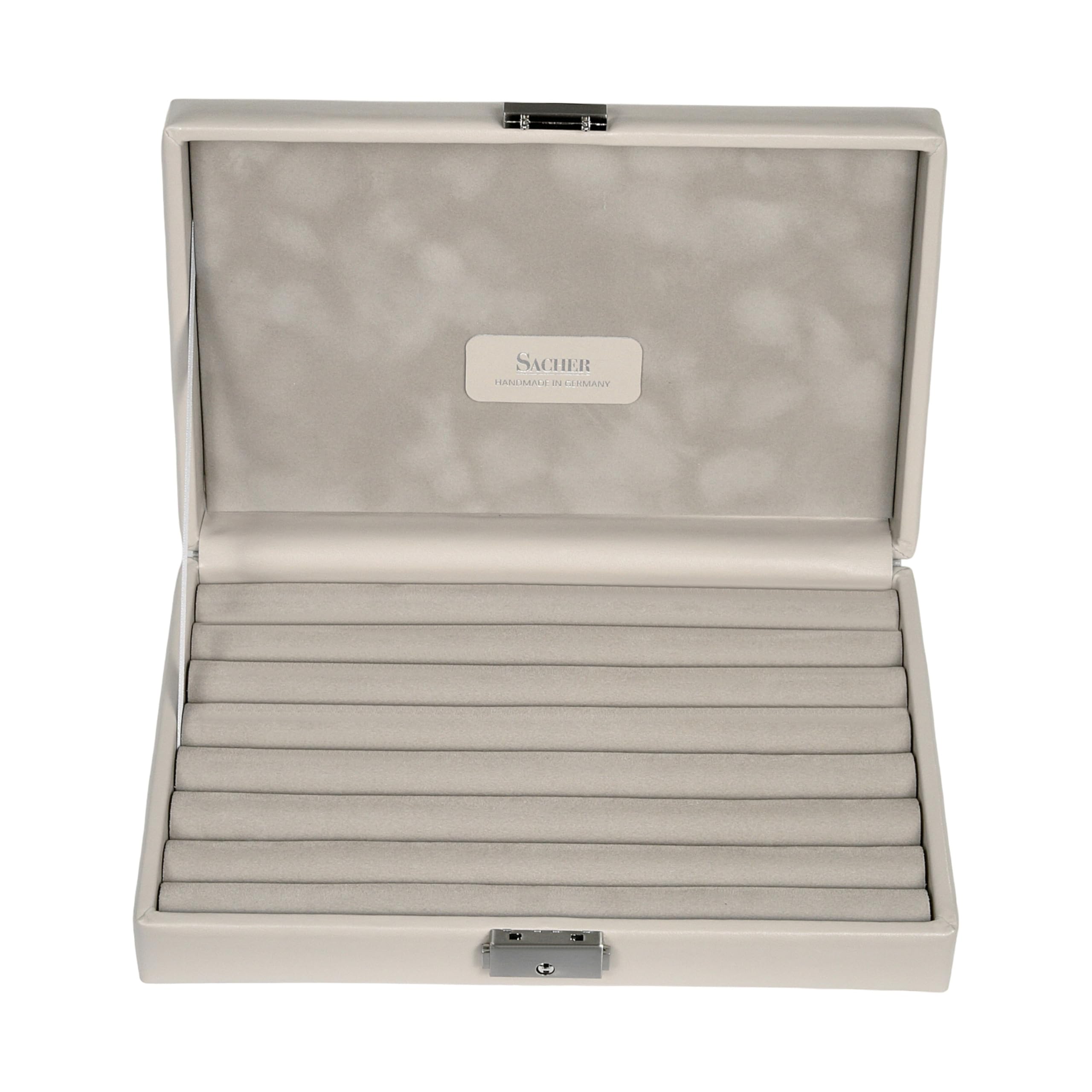 SACHER Estuche para anillos elegance/arena (piel de vacuno)