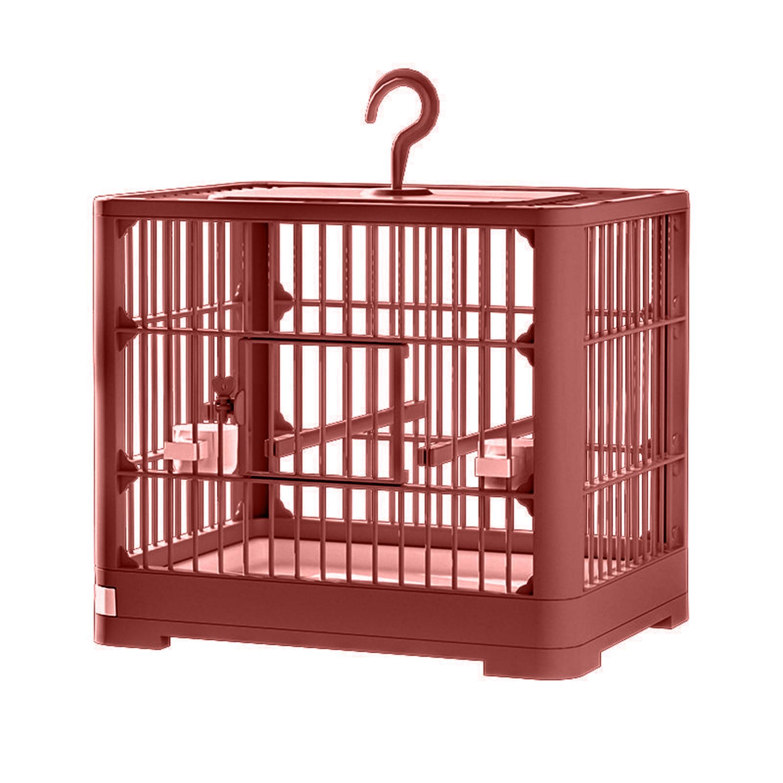 Eleganter Vogelkäfig mit geräumigem Platz, großer Vogelkäfig für Gesundheit, belüftetes Haus mit stehender Sitzstange, Vogelzubehör