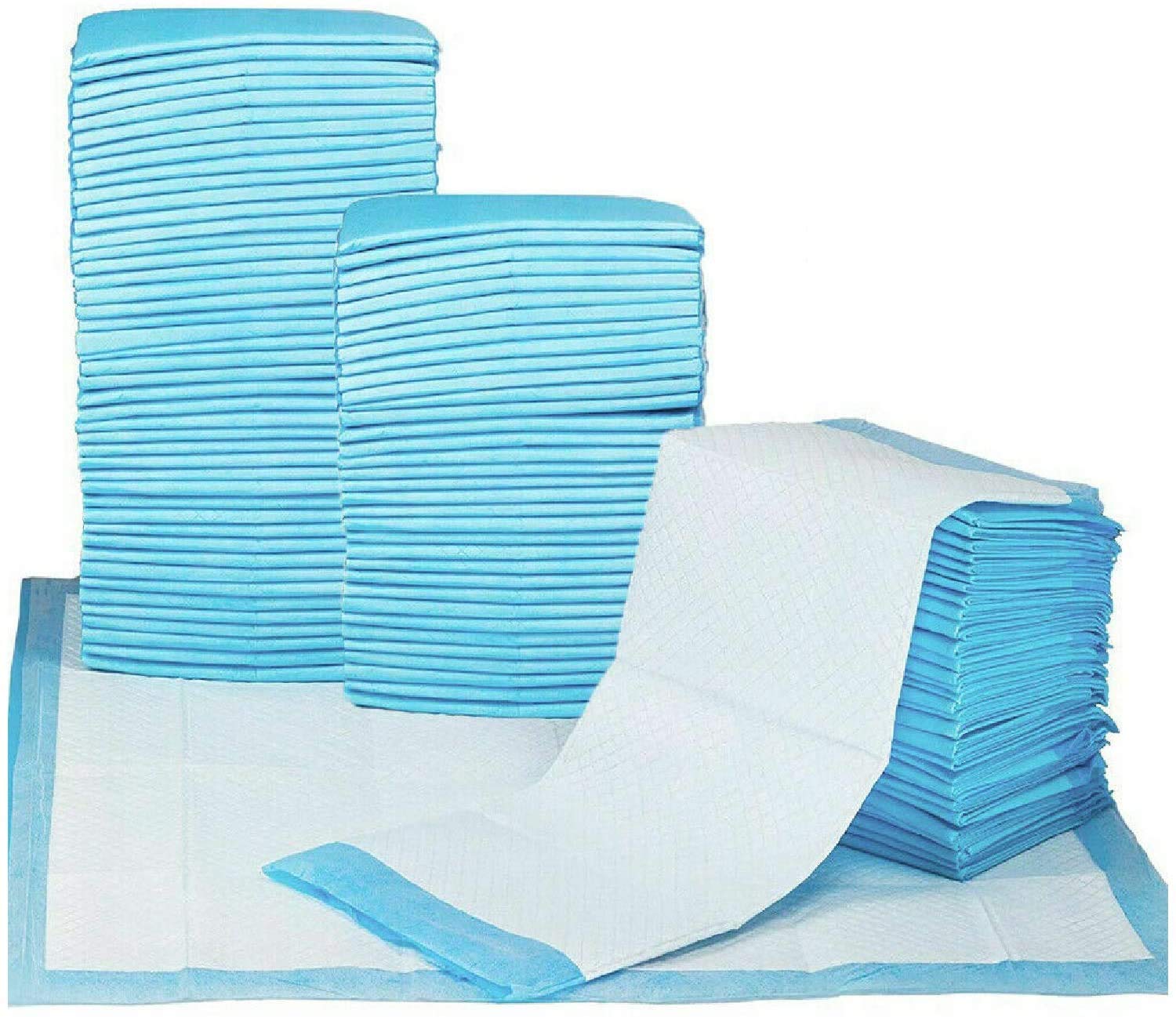 Prime Paws Blue Puppy Trainer Training Pads For Dog Pet Pee Extra Absorbent Toilet Pee Wee Mat Anti Slip Thick And Leakproof (60X90cm, 150 Pack)