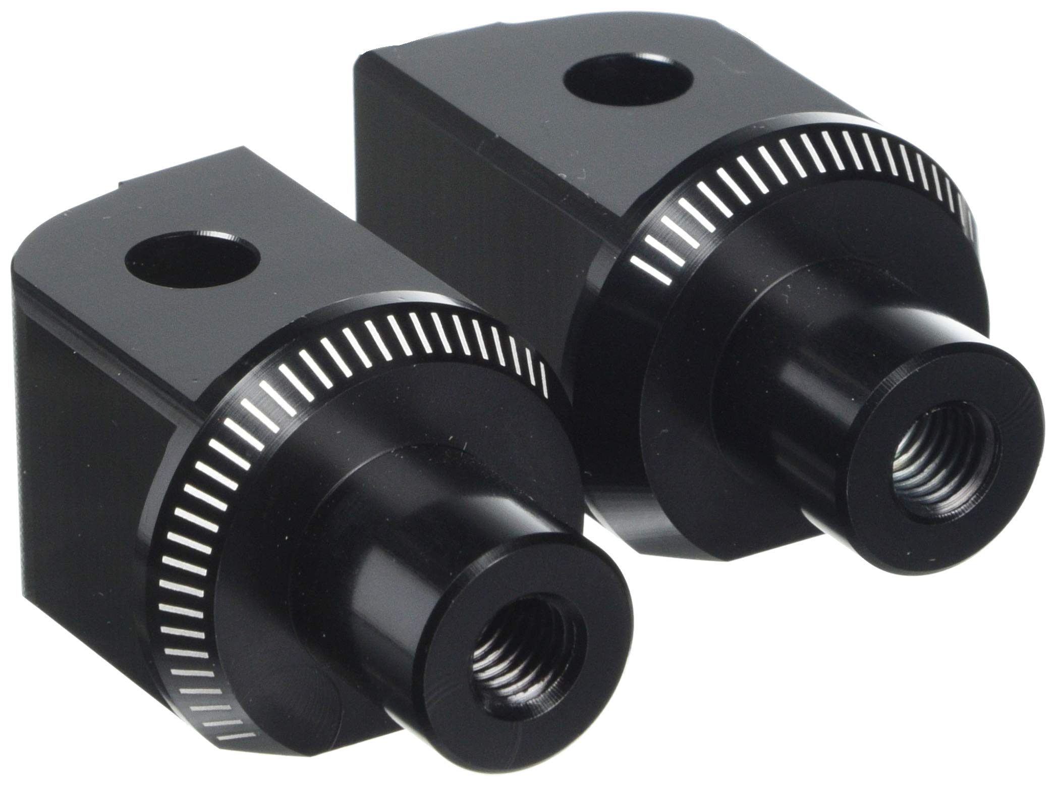 Puig Black 9520N - Pillion Footpeg Adaptors For Ktm 125 Duke 2011-2023