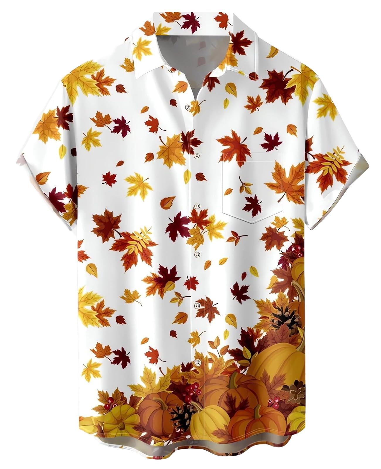 Ecosunny Hawaiian Bowling Shirts for Men