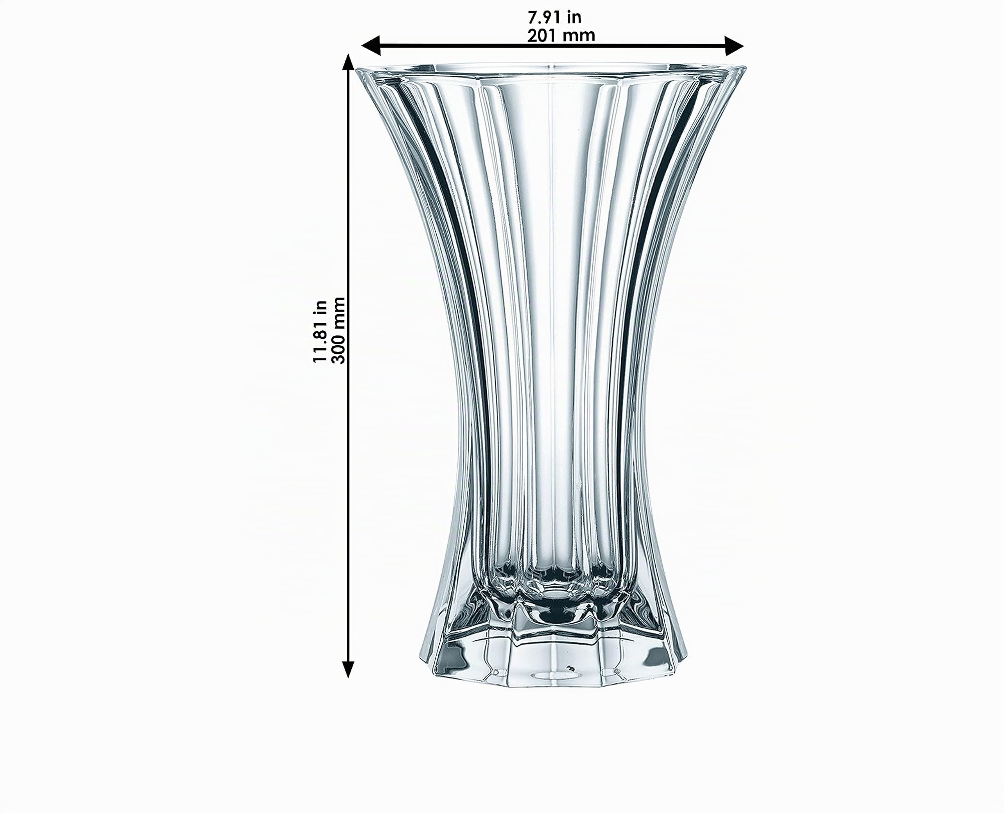 Spiegelau & Nachtmann Vase, Cristal, Saphir, 30 cm