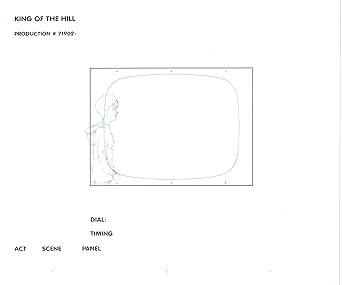 King of the Hill Original Production Animation Production Storyboard