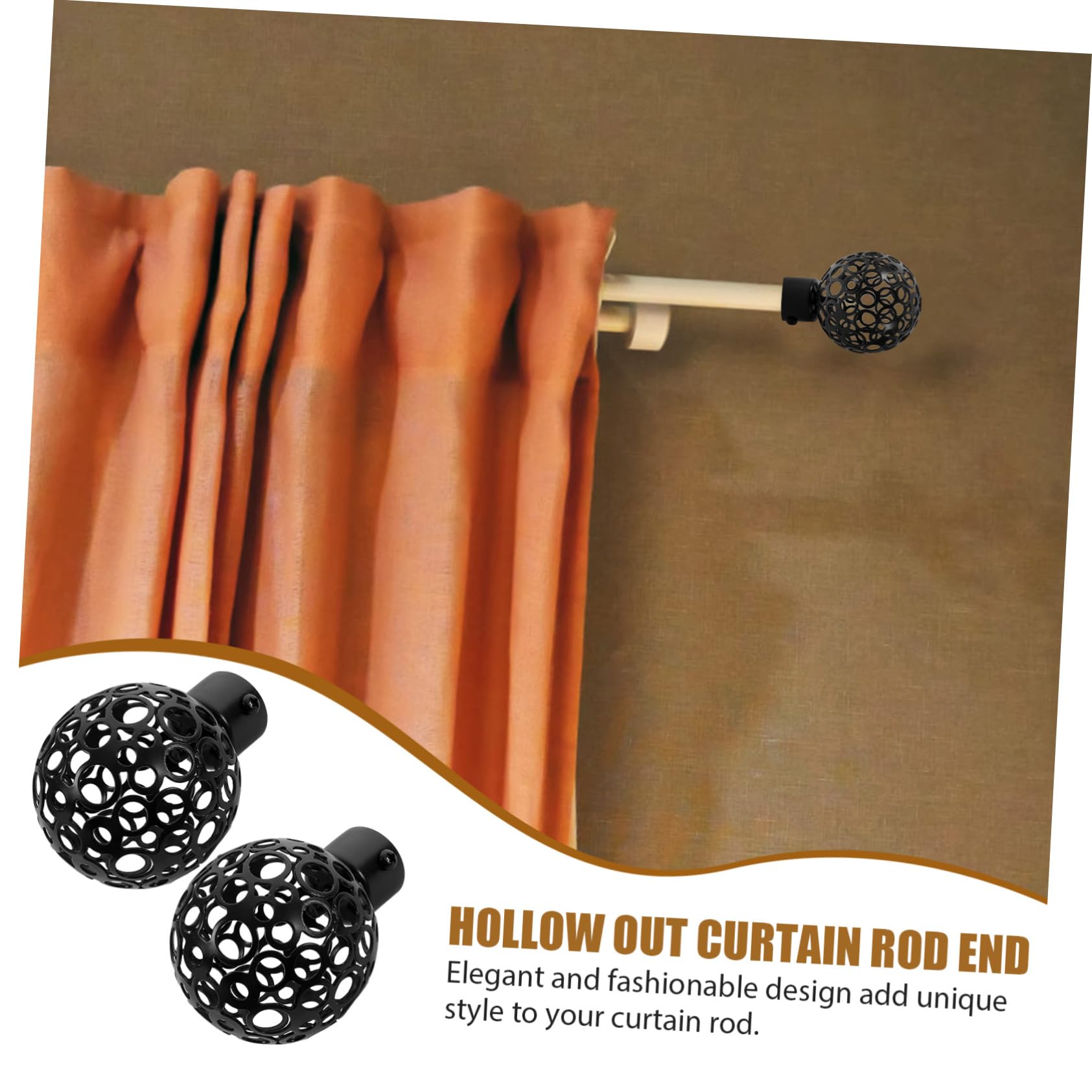 TENDAGGIMANIA Coppia TERMINALI Finali per Bastone Tenda Diametro 20 MM, in Metallo, Completi di chiavetta Fissaggio, Modello: Cilindro, Colore: Nichel Satinato