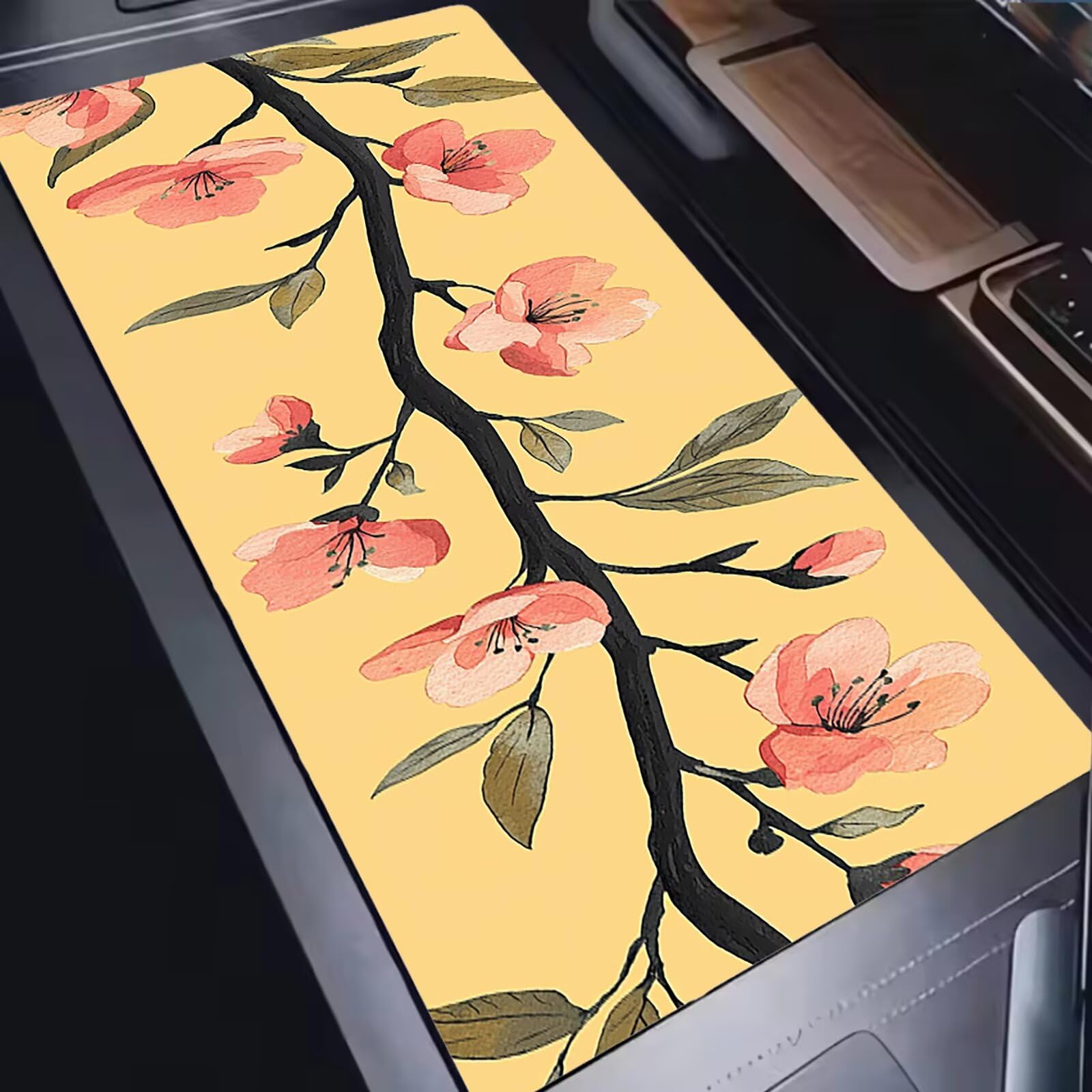 Podkładka pod mysz 1200 x 600 mm Podkładka pod mysz dla graczy, biurkowa mysz ultra cienka antypoślizgowa gumowa podstawa zmywalna ulepszona dokładność prędkości PC, komputer, praca na drzewach C0P