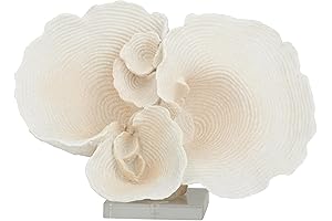 An Enchanting Coral Decor Sculpture: Deco 79 13 Inch Polystone Beauty