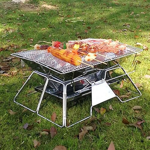 Miniatura 3 de BBQ Grill Outdoor Charcoal Grill, Portable Grill Durable Mini Barbecue Grill Home Oven Suitable for Camping Picnic