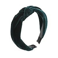 Vista 27 de Velvet Knotted Headbands for Women (Marigold)