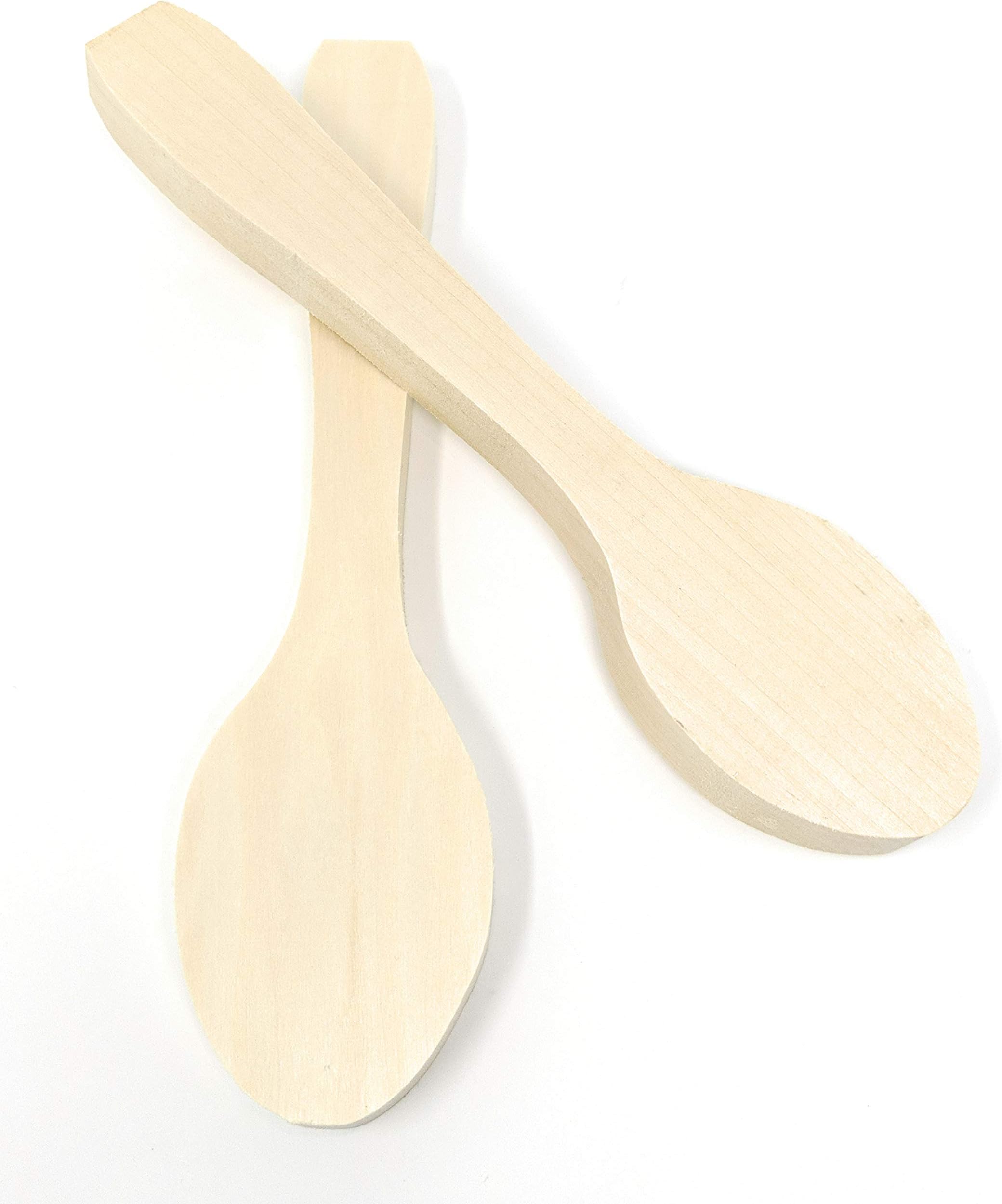 Basswood 2-Pack - Carving Wood Spoon Blanks for Whittling Wood Craft - Made in The USA (2-Pack Wood Blocks)