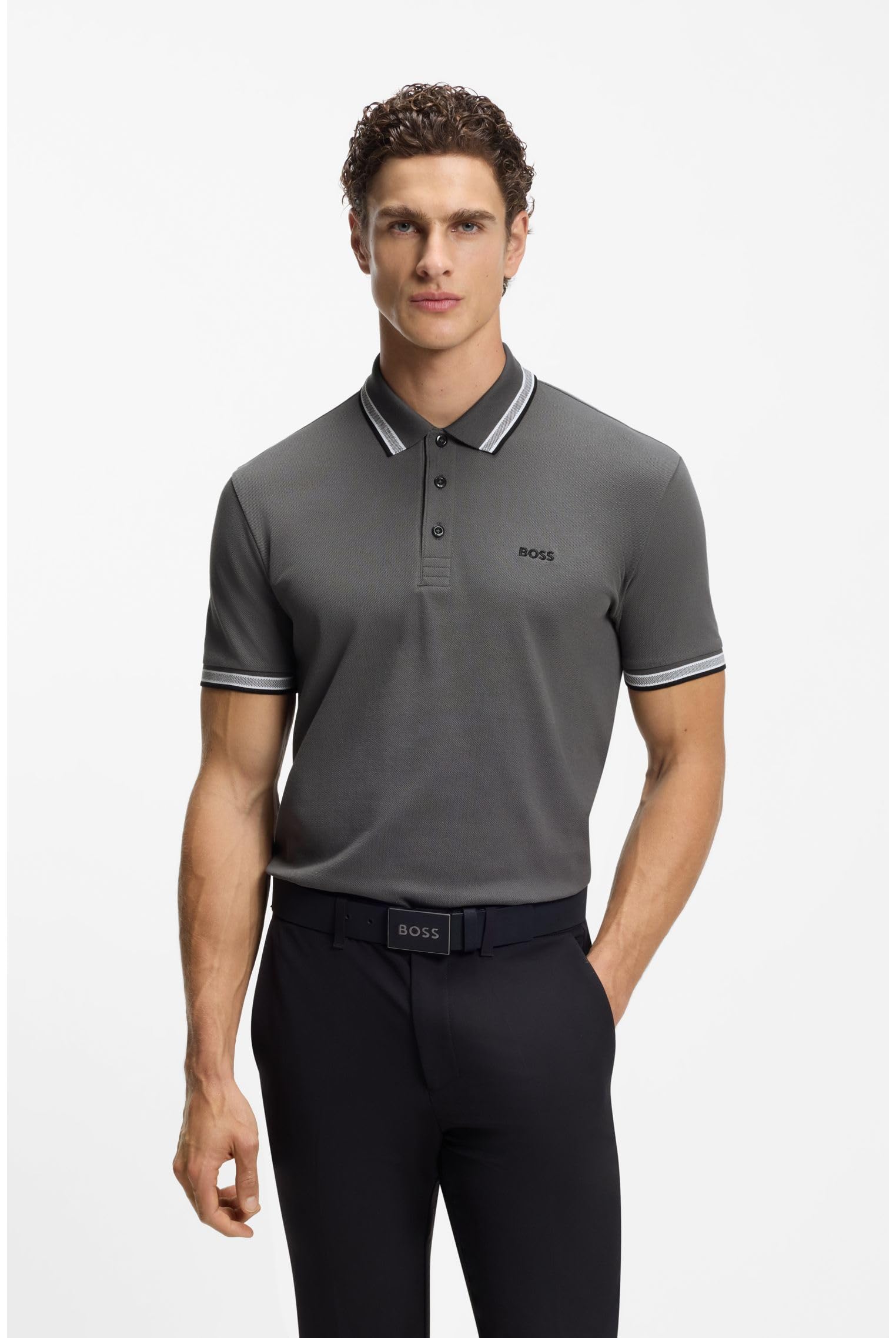BOSS Paddy Poloshirt Aus Baumwoll-piqué