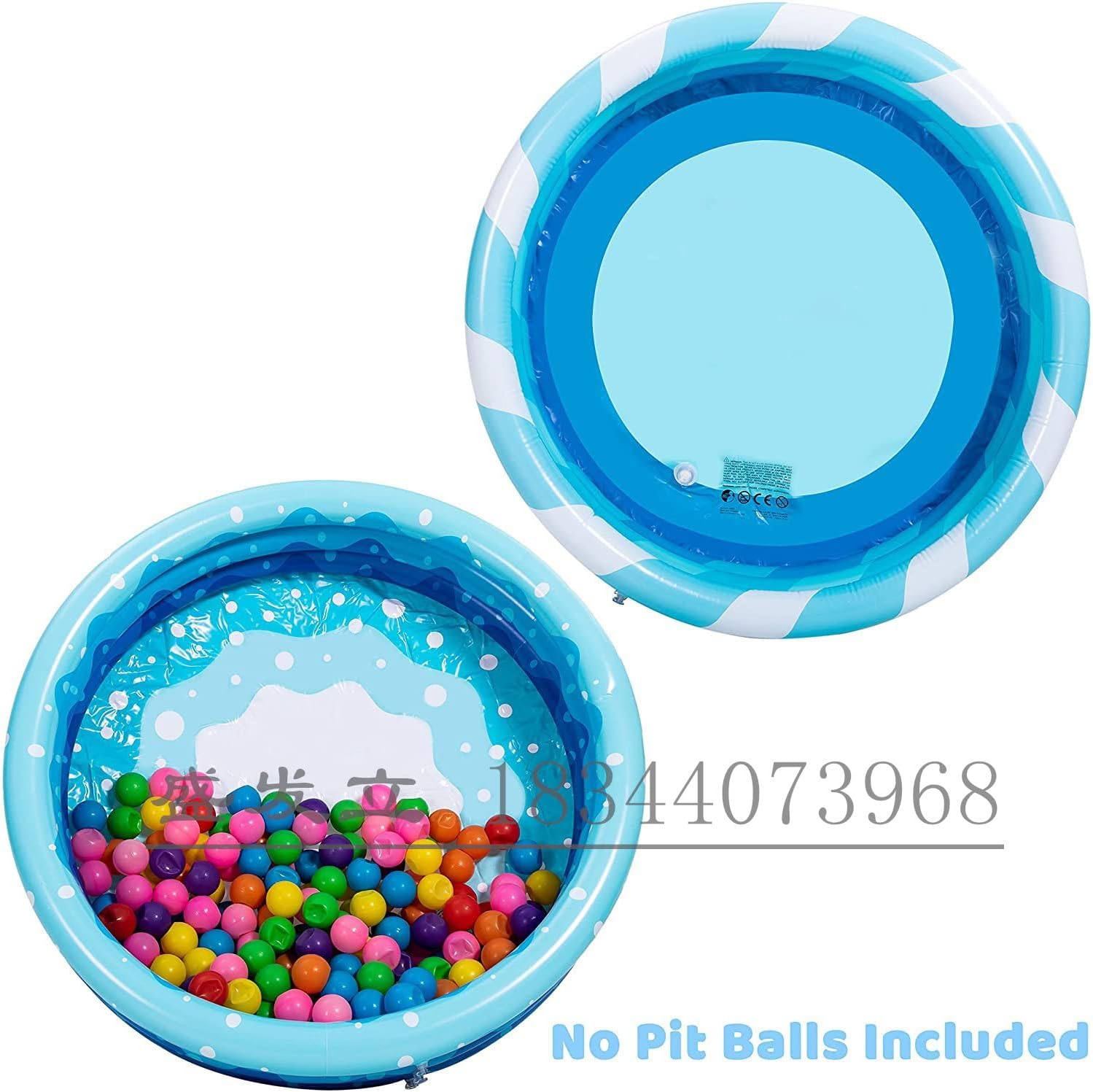 Blue Children's Inflatable Swimming poolBlue Children's Inflatable Swimming Pool