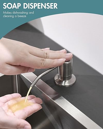 Miniatura 6 de Grifo de cocina Níquel cepillado, Negro mate, Oro cepillado, Negro mate y dorado, Matte Black&amp;Nickel