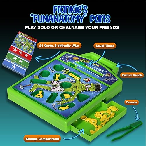 Miniatura 4 de PlayRoute Juego de operación emergente divertido juego de mesa desplegable de cirugía para niños de 6 a 12 años regalo de juguete STEM para niños