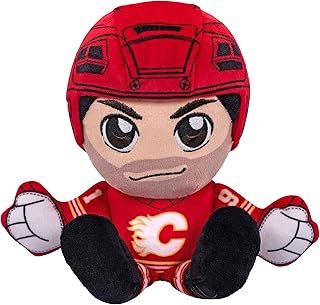 Bleacher Creatures Calgary Flames Nazem Kadri 8" NHL Kuricha Sitting Plush - Soft Chibi Inspired NHL Superstar