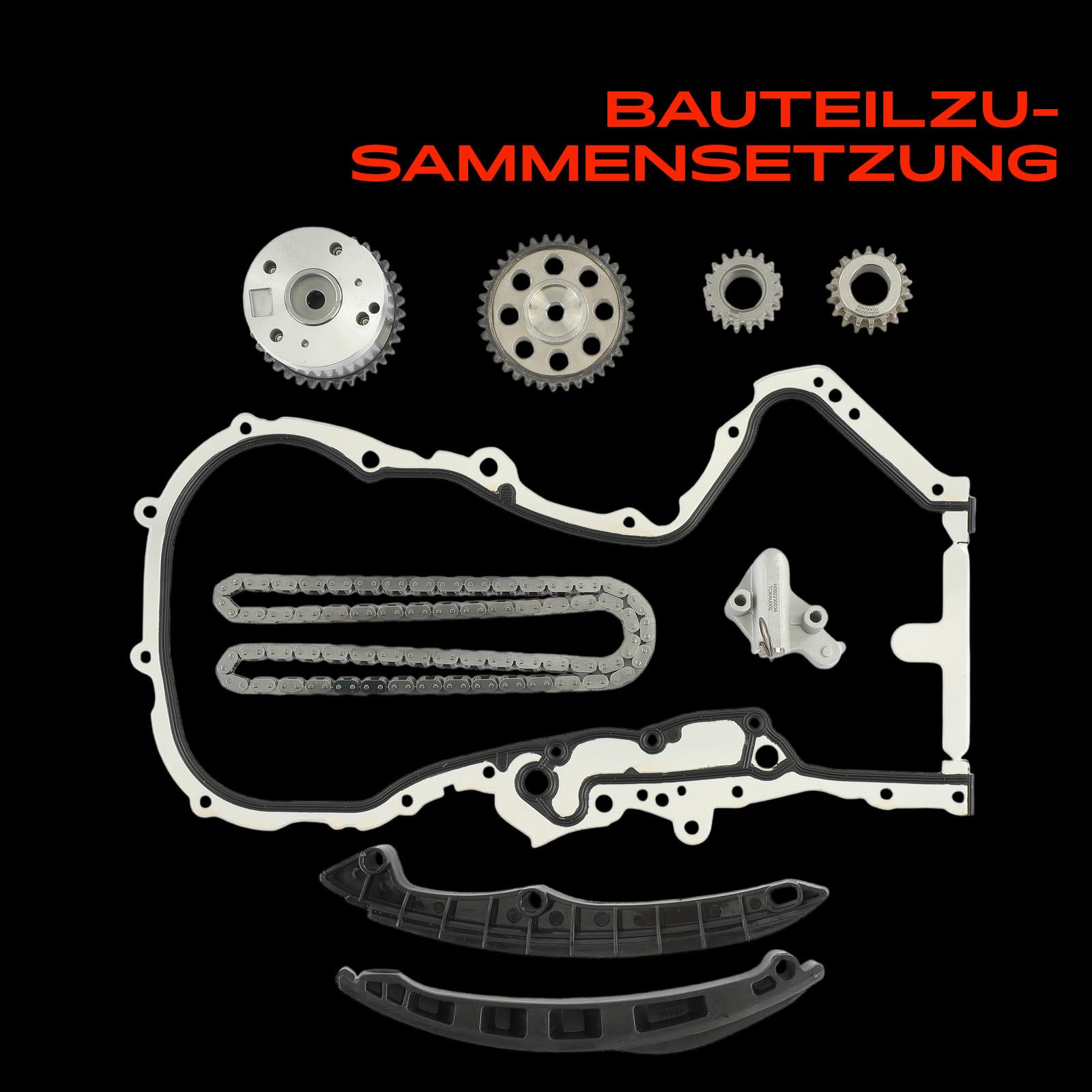 Steuerkettensatz Steuerkette für A1 A3 Alhambra Altea Ibiza Leon Toledo Fabia Octavia Yeti Beetle CC Golf J-e-t-t-a P-a-s-s-a-t Polo Sci-rocco S-h-a-r-a-n T-i-g-u-a-n T-o-u-r-a-n Benzin 2003-2021