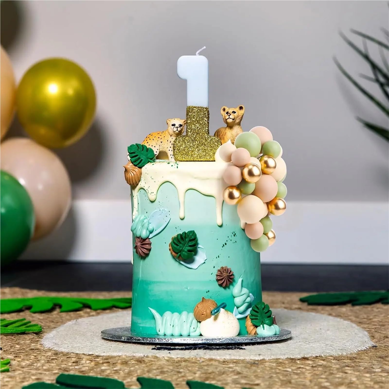 Lot de 288 mini ballons en mousse pour décoration de gâteau de Noël, d'anniversaire, fête prénatale, anniversaire de mariage (couleur A)