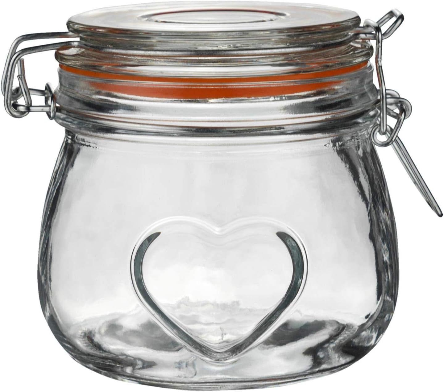Nicola Spring 500ml Glass Storage Jar with Airtight Tunisia Ubuy