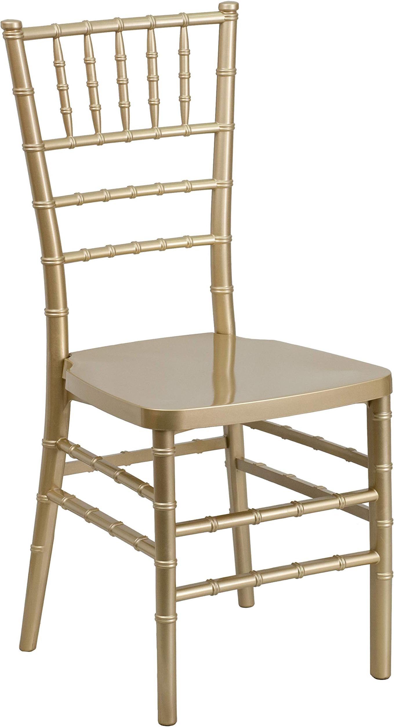 Flash Furniture Hercules Premium Series Chiavari Chair for Formal Events and Banquets, Commercial/Residential All-Occasion Event Chair, Gold