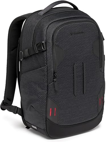 Manfrotto PRO Light Backloader S, mochila profesional para cámara, acceso superior y trasero, accesorio de doble trípode, mochila acolchada con