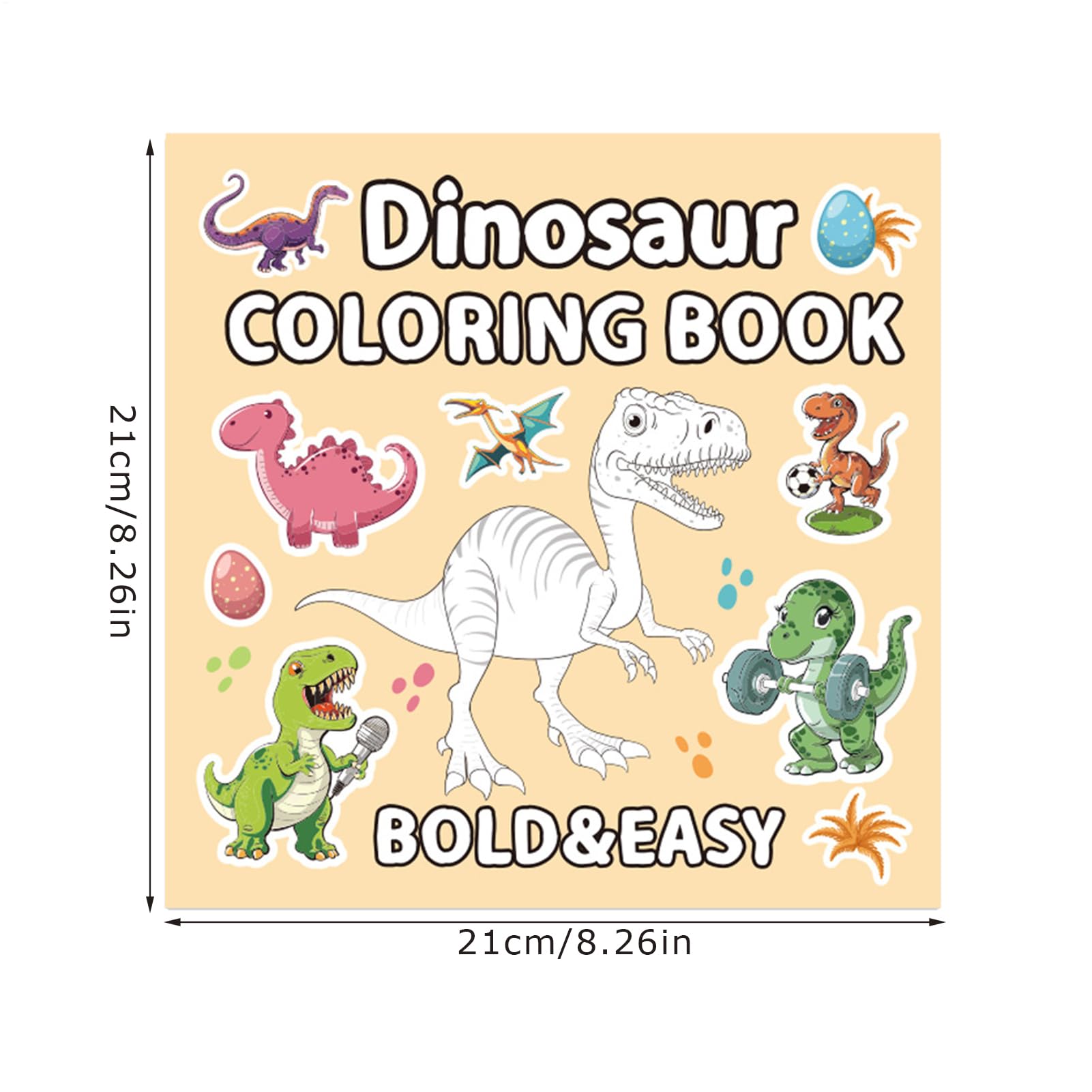 Libri Da Colorare Per Bambini 40 Pagine Giocattoli Dinosauro Prescolastici | Libro Di Attività Di Disegno Per Piccoli Per Educazione Intrattenimento Casa Viaggio Scuola Asilo Natale Compleanno