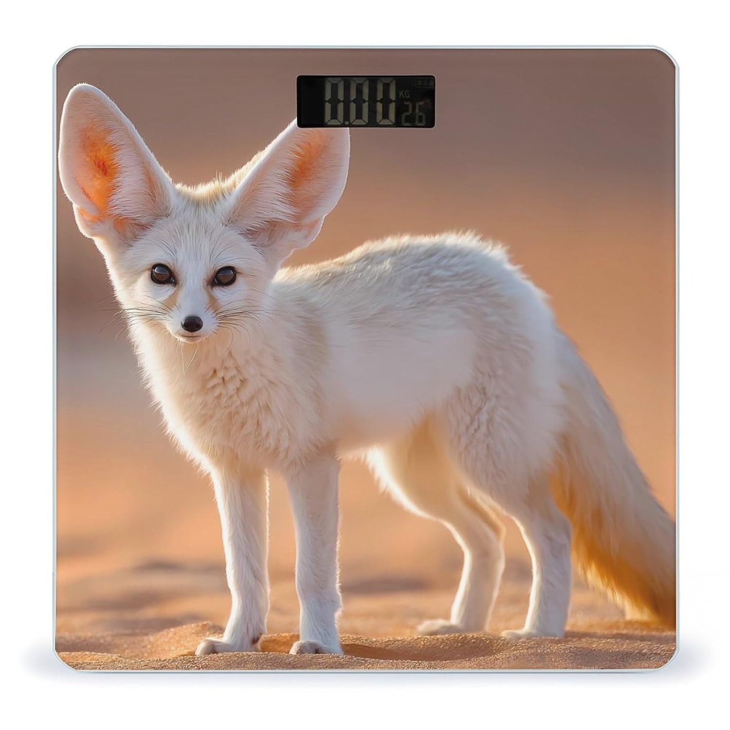 Fennec Foxes Desert Digital Body Weight Scale LCD Backlight Display for Bathroom Gym