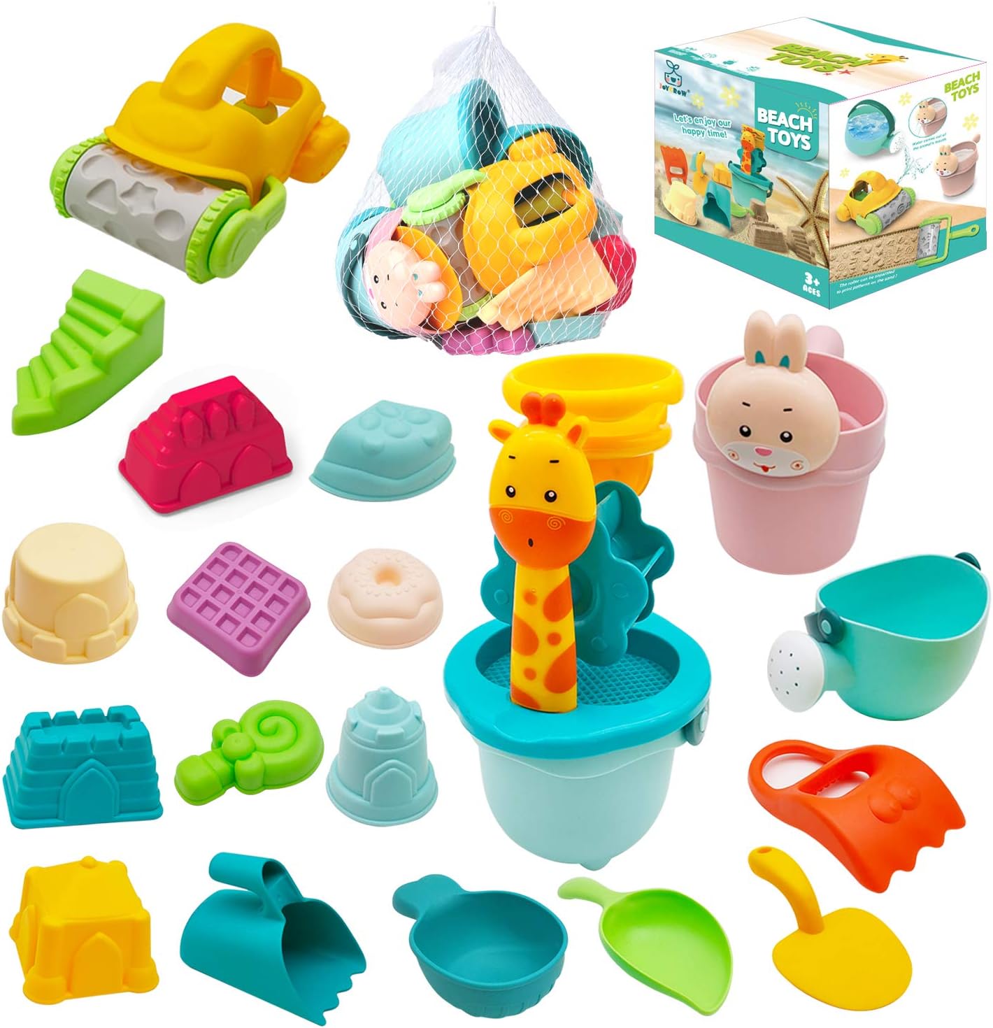 Beach Sand Toys, Dinosaur Dump Truck Sandbox Playset With