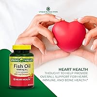 Vista 2 de Aceite de pescado Omega 3 de 1000 mg – 60 cápsulas blandas, suplementos de omega-3 para mujeres y hombres, aceite de pescado, ácido graso de aceite