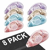 Vista 8 de Cinta de Doble Cara para Manualidades, Paquete de 6 Rodillos de Cinta Adhesiva, 26 Pies x 0.31 Pulgadas Cinta para Álbum de Recortes, Rodillo