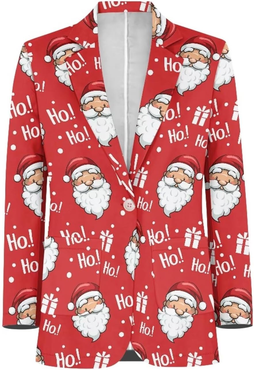 Men’s Casual Blazer Long Sleeve Suit Jackets Sports Coats One Button Business Jacket with Pocket S-5XL