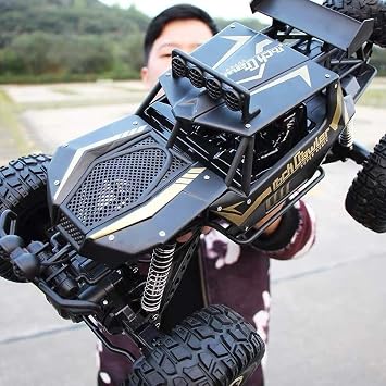 1/10 2.4GHz RC Car Off-Road Electric Fast Racing Rock Crawler Monster RC Truck Large Feet Large Alloy 4WD Drift Car High Speed Climbing Remote Control Car