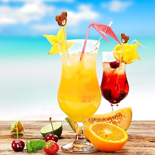 Miniatura 5 de Palillos de cóctel con cara de oso, palillos de cóctel de bambú para aperitivos, lindos palillos de comida de oso, palillos de dientes para frutas,