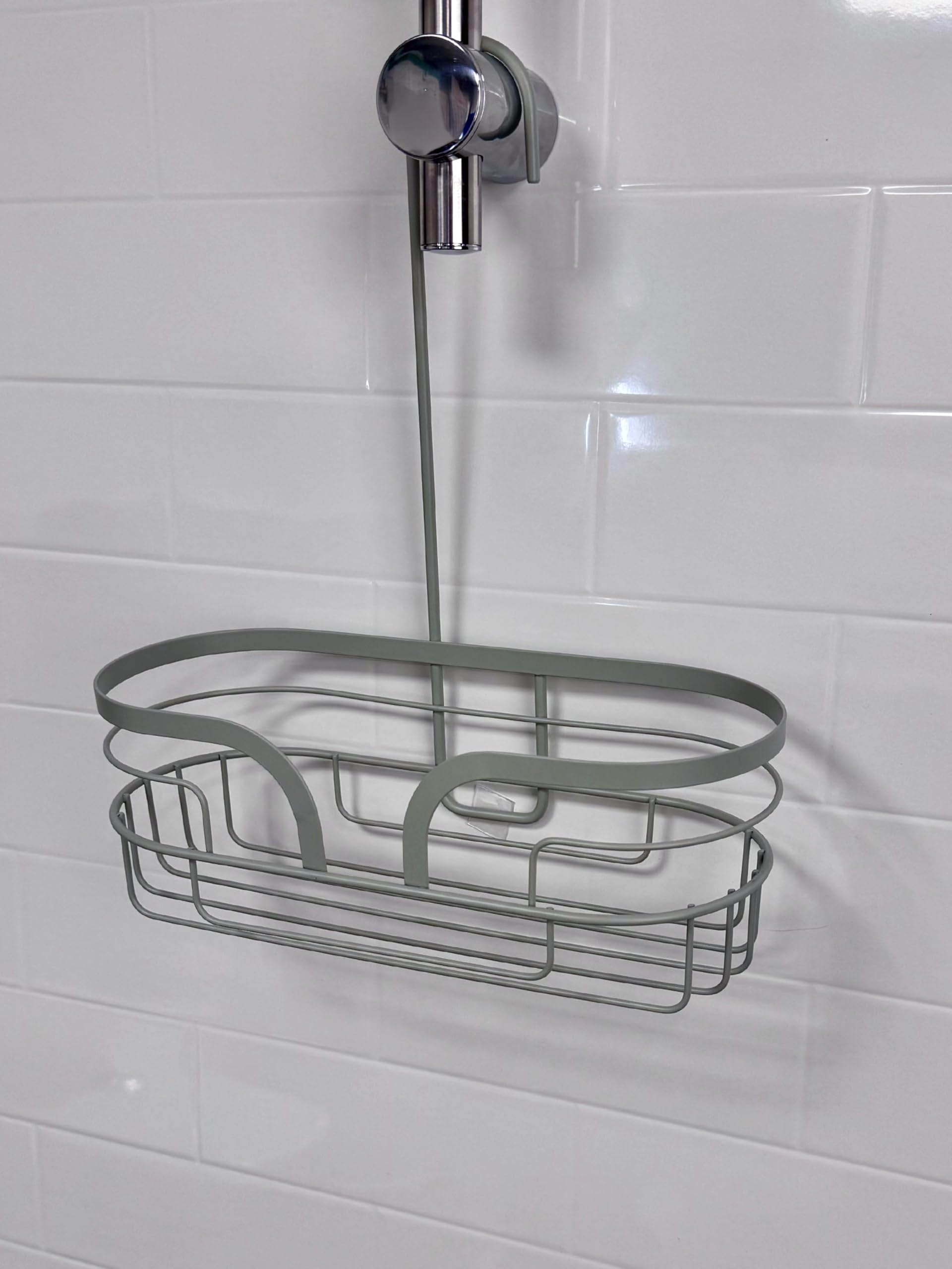 Showerdrape Dante Sage Green Mini Shower Caddy