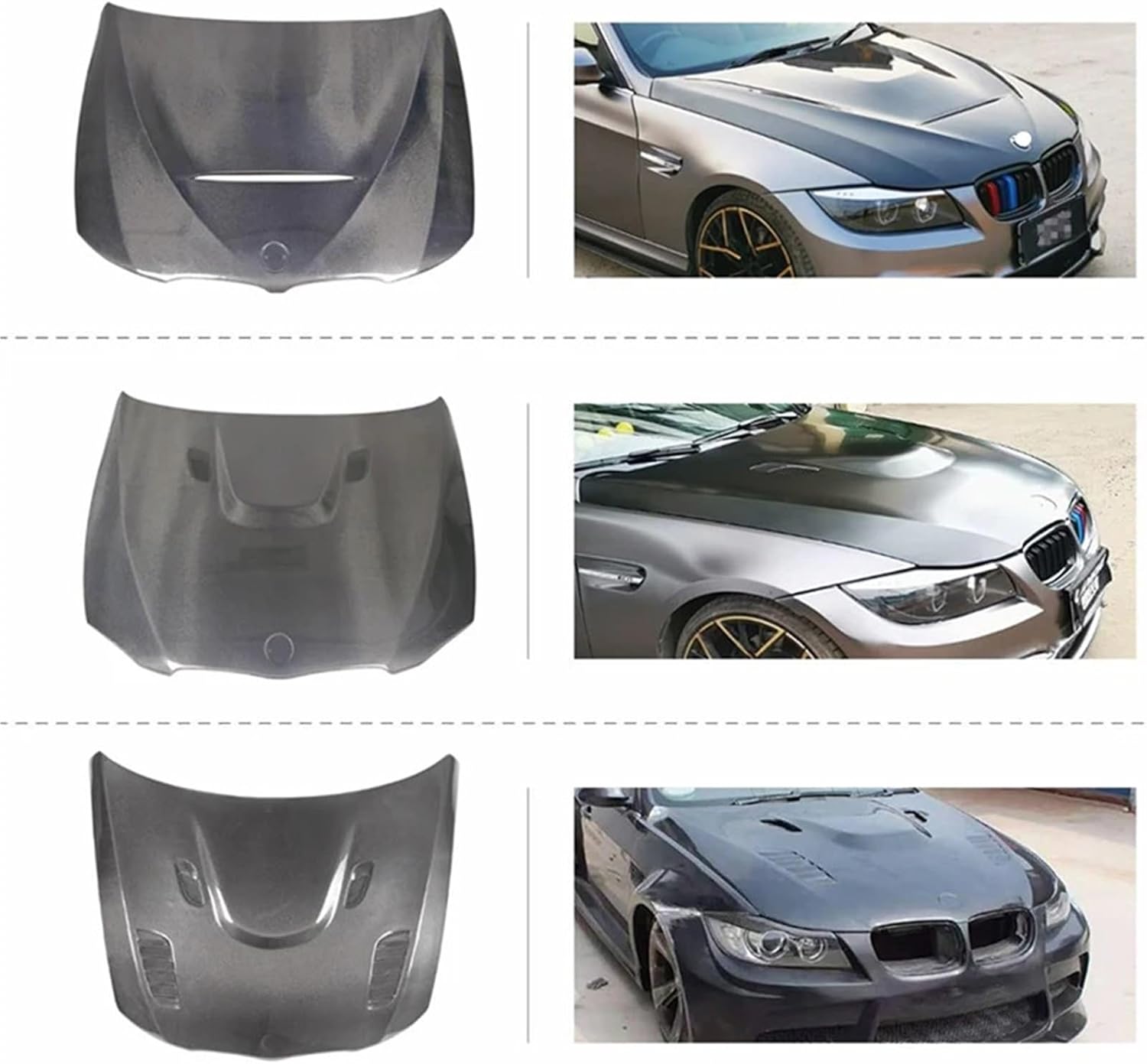 Engine Hood 2005-2009 GTS Style Carbon Fiber Bonnet Compatible With 3 Serises E92 Hood