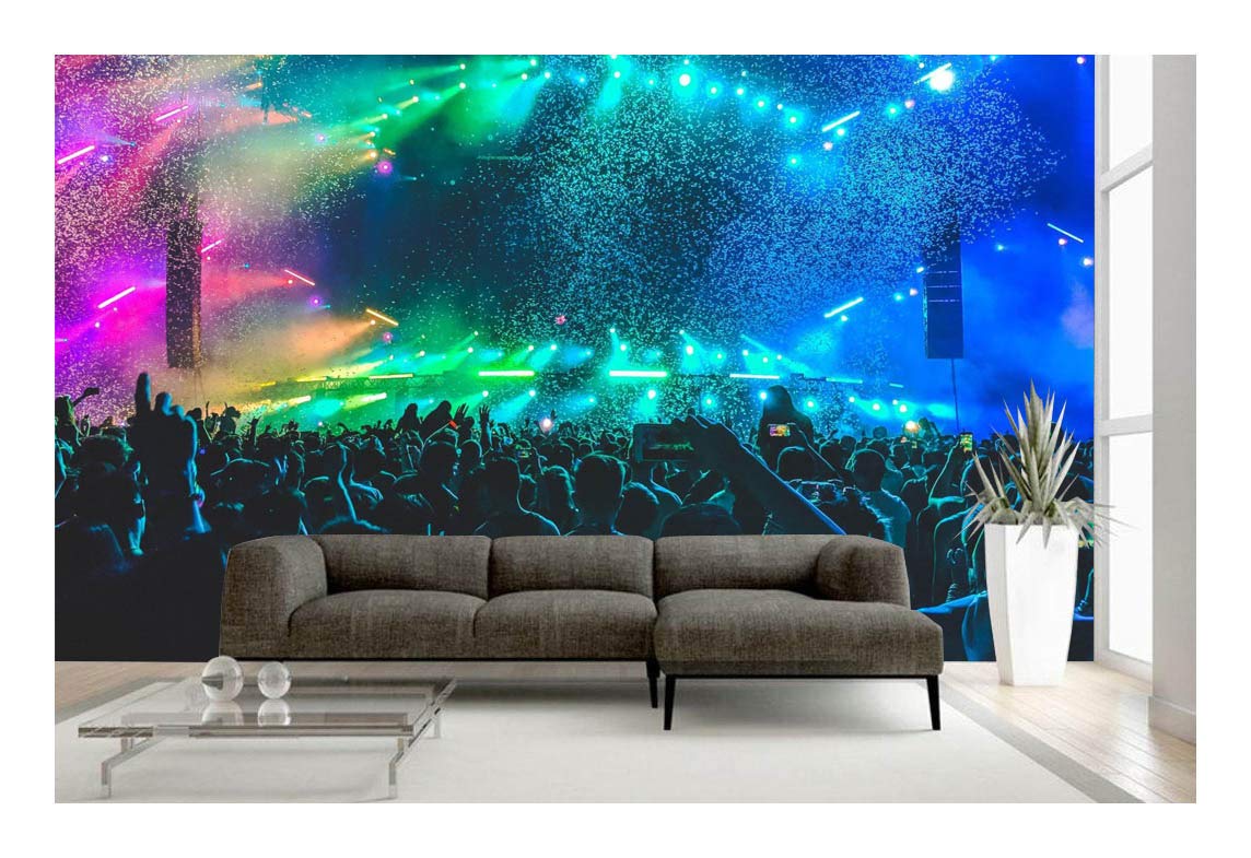 Music Stage Concert Photo Wallpaper Wall Mural Celebrity Fan Decoration 260cmx175cm