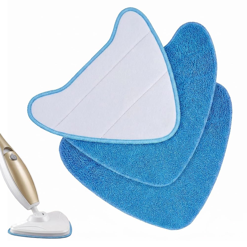 iohsxae 3Pack Microfiber Steam Mop Pads Replacement Compatible with Vax