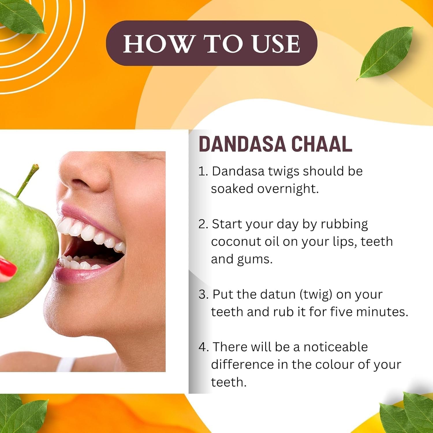 Dandasa 100 Gr - Datoon - Juglans - Walnut Tree Peel (Helps in Teeth whitening) | FSSAI, GMP, ISO Certified