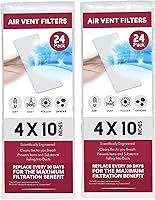 Vista 11 de Filtros de Ventilación de Carbón Activado para el Hogar - Filtros de Ventilación de Suelo de Carbón Activado de 4" x 10" para Control de Polvo