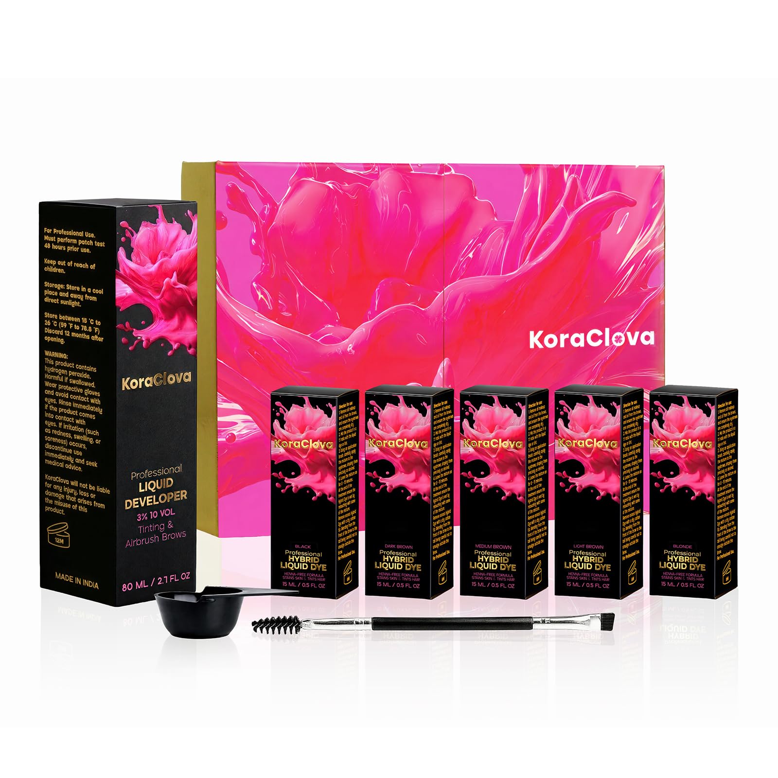 Eyebrow Kit, Professional Hybrid Liquid for Brows